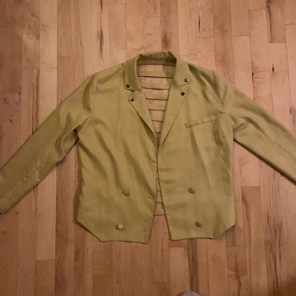 Cut Out Blazer with Stud Details